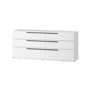 Комод Kredens furniture Venus (0008) з 6 шухлядами 160 см, білий