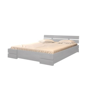 Ліжко Arbor Drev Далі 160х200, бук, сірий