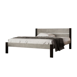 Ліжко Arbor Drev Лофт 2 (ДСП бетон) 140х190, бук, венге магія