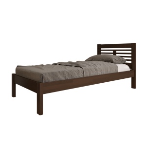 Кровать Arbor Drev Шопен 90х200, бук, темный орех
