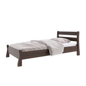 Кровать Arbor Drev Венеция 90х200, сосна, темный орех