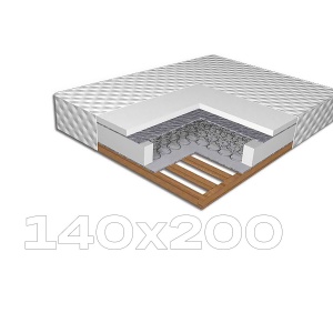 Матрац на каркасі типу ламель Vika 140х200
