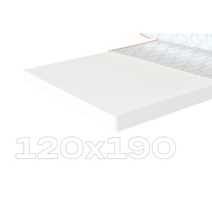 Матрас Sleep&Fly mini топпер Super Flex / Супер Флекс (чехол из жаккарда) 120х190 ЕММ