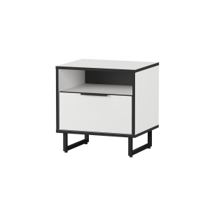 Приліжкова тумба Moreli F-0011 Forte / Форте, 49 см білий
