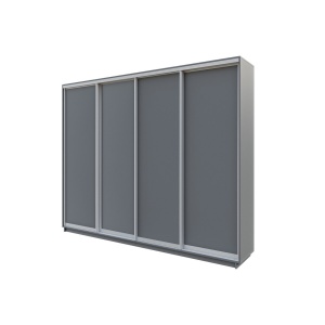 Шафа-купе 4Д 2800x450x2200 + 2компл шухл. (Практик L430 гл.450 / 2шт) Garant