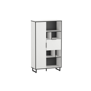 Стелаж комбі Moreli F-0006 Forte / Форте, 90 см білий