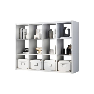 Стелаж на 12 комірки Kredens furniture Vira-0003 111 см білий