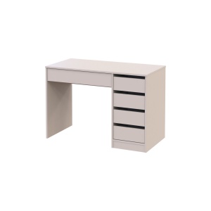 Стіл письмовий Kredens furniture Ерго / Ergo 110x55 см правий з 5-ма шухлядами Кашемір