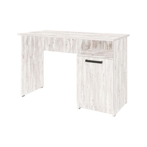 Стіл письмовий Kredens furniture СК-1 115x55 см з тумбою аляска сіра