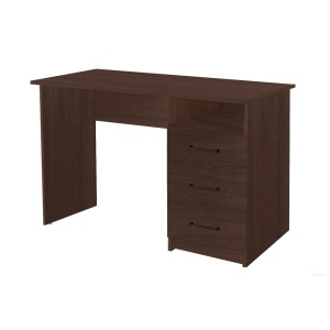 Стіл письмовий Kredens furniture СК-3 115x55 см з шухлядами венге