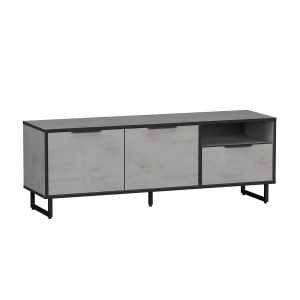ТВ тумба Moreli F-0007 Forte / Форте, 140 см бетон тефра