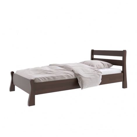 Кровать Arbor Drev Венеция 90х190, бук, темный орех