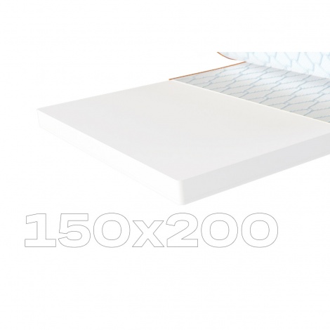 Матрас Sleep&Fly mini топпер Super Flex / Супер Флекс (чехол из жаккарда) 150х200 ЕММ
