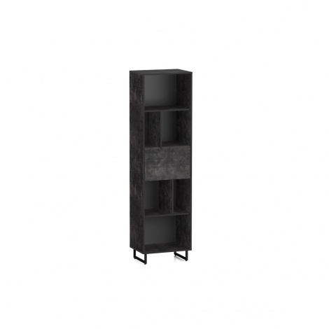 Стелаж Moreli F-0016 Forte / Форте, 55 см бетон темний